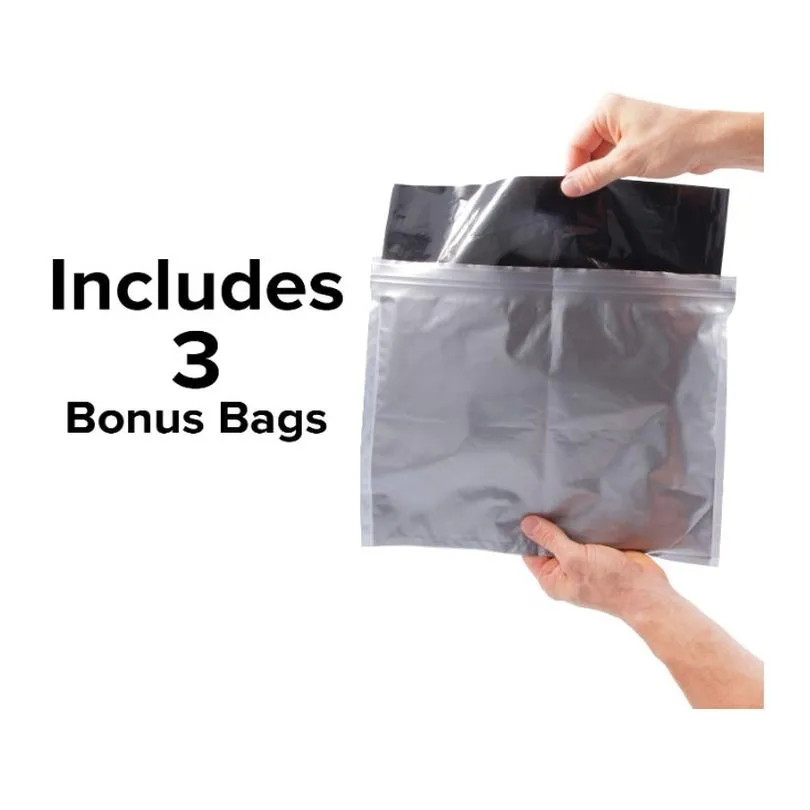 Toilet Seat w/Lid and 3 Bags f